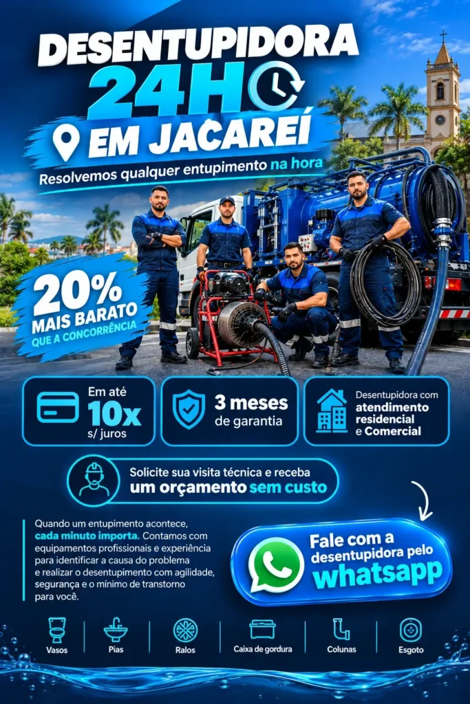 Desentupidora em Ubatuba